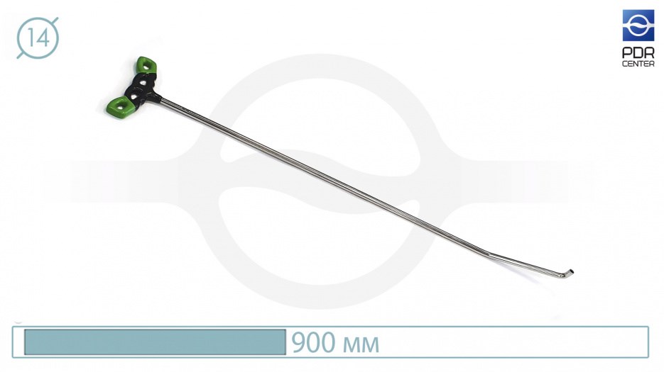 Крючок под насадки 5/16'' с двойным загибом TT1218V (Ø12 мм, 900 мм)